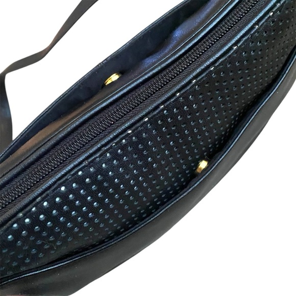 Etienne Aigner Black Leather Shoulder Bag - Picture 8 of 10